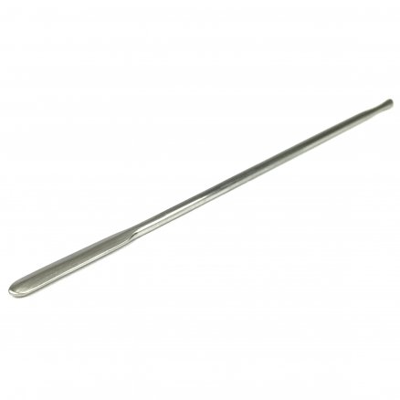 Зонд двосторонній, ґудзиковий з миртовим листом. Довжина 16 см